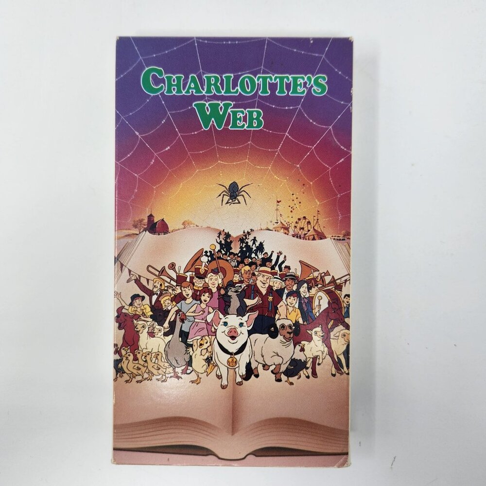 Charlottes Web VHS Tape Animated Movie Vintage